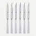 Icon White Set Of 6 Steak Knives