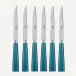 Icon Turquoise Set Of 6 Steak Knives