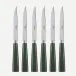 Icon Dark Green Set Of 6 Steak Knives
