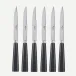 Icon Dark Grey Set Of 6 Steak Knives