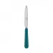 Basic Turquoise Dessert Knife 8"