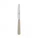 Basic Light Khaki Dessert Knife 8"