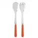 Basic Orange 2-Pc Salad Serving Set 10.25" (Fork, Spoon)