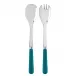 Basic Turquoise 2-Pc Salad Serving Set 10.25" (Fork, Spoon)