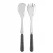 Basic Dark Grey 2-Pc Salad Serving Set 10.25" (Fork, Spoon)