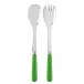 Basic Streaming Green 2-Pc Salad Serving Set 10.25" (Fork, Spoon)