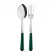 Basic Green 2-Pc Serving Set 10.25" (Fork, Spoon)