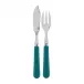 Basic Turquoise Fish Set 8.25" (Knife, Fork)