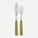 Basic Sage Green Fish Set 8.25"