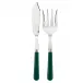 Basic Green 2-Pc Fish Serving Set 11" (Knife, Fork)