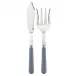 Basic Grey 2-Pc Fish Serving Set 11" (Knife, Fork)