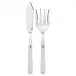 Basic White 2-Pc Fish Serving Set 11" (Knife, Fork)