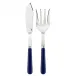 Basic Navy Blue 2-Pc Fish Serving Set 11" (Knife, Fork)