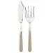 Basic Light Khaki 2-Pc Fish Serving Set 11" (Knife, Fork)