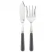 Basic Dark Grey 2-Pc Fish Serving Set 11" (Knife, Fork)