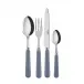 Basic Grey 4-Pc Setting (Dinner Knife, Dinner Fork, Soup Spoon, Teaspoon)