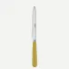 Basic Yellow Corn Serrated Dinner Knife Blade 9.25"