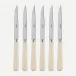 Pop Unis Ivory Set Of 6 Steak Knives