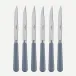 Pop Unis Grey Set Of 6 Steak Knives