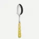 White Dots Yellow Soup Spoon 8.5"