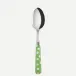 White Dots Garden Green Soup Spoon 8.5"