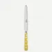 White Dots Yellow Dinner Knife 9.25"