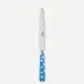 White Dots Light Blue Dinner Knife 9.25"