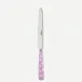 White Dots Pink Dinner Knife 9.25"