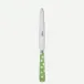 White Dots Garden Green Dinner Knife 9.25"