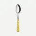 White Dots Yellow Teaspoon 6"