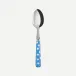 White Dots Light Blue Teaspoon 6"