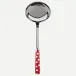 White Dots Red Ladle 10.5"