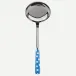 White Dots Light Blue Ladle 10.5"