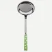 White Dots Garden Green Ladle 10.5"