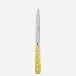 White Dots Yellow Steak Knife 9"