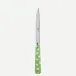 White Dots Garden Green Steak Knife 9"