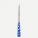 White Dots Lapis Blue Steak Knife 9"