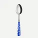 White Dots Lapis Blue Dessert Spoon 7.5"