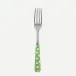 White Dots Garden Green Salad Fork 7.5"