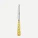 White Dots Yellow Dessert Knife 8"