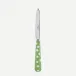 White Dots Garden Green Dessert Knife 8"