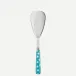 White Dots Turquoise Rice Serving Spoon 10"