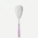 White Dots Pink Rice Serving Spoon 10"