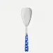 White Dots Lapis Blue Rice Serving Spoon 10"