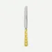 White Dots Yellow Breakfast Knife 6.75"