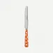 White Dots Orange Breakfast Knife 6.75"