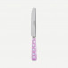 White Dots Pink Breakfast Knife 6.75"
