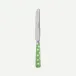 White Dots Garden Green Breakfast Knife 6.75"