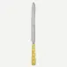 White Dots Yellow Bread Knife 11"