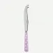 White Dots Pink Large Cheese Knife 9.5"